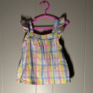 Colorful Plaid Toddler Top
